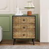 3 Drawer Cabinet, Suitable For Bedroom - Black