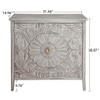 2 Door Cabinet, Suitable For Bedroom - Light Gray