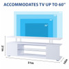 TV Stant With LED And Large Side Cabinet