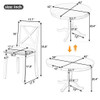 Modern Dining Table Set For 4, Round Table And 4 Kitchen Room Chairs, 5 Piece Kitchen Table Set For Dining Room, Dinette, Breakfast Nook