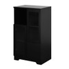 Modern Cabinet With Glass Doors And Drawer
