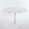 Mid-Century Tulip Dining Table With Round Top
