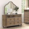 1 Piece Dresser, Dovetail Drawers, Bedroom Furniture - Oak / Rustic