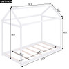Wooden House Shaped Bed