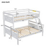 Bunk Bed With Ladder And Safety Guardrail