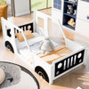 Classic Car Shaped Platform Bed With Wheels