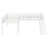 L Shaped Loft Bed With Ladder And Slide