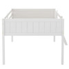 Low Loft Bed With Adjustable Ladder