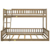 Bunk Bed With Ladder And Guardrails