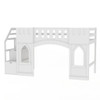 Loft Bed With Storage Staircase And Windows