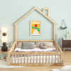 House Platform Bed With Guardrail