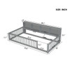 Floor Bed With Storage Cabinets And USB Ports