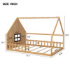 House Bed With Window And Fence