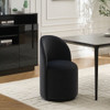 360 Degree Swivel Armless Dining Barrel Chair
