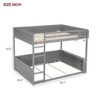 Bunk Bed With Built In Shelves, Storage Box, LED Light And USB Charging Station
