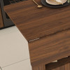 Multi Functional Folding Table With Storage Shelves And Wheels