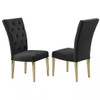 Modern Design Upholstered Dining Chair (Set of 2)