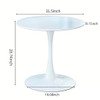 Mid-Century Tulip Table With Round Top, Pedestal Base