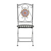 Lambert - Outdoor Chat Set - Black / Red