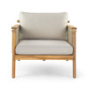 Sumbawa - Outdoor Club Chair - Teak / Beige