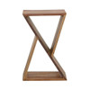 Accent Table Geometric Design - Natural