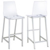 Bar Stools (Set of 2) - Clear