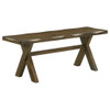 Knotty - Dining Bench - Brown
