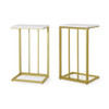Modern Glam C - Shape End Table
