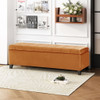 Wendover - Elegant Tufted Storage Bench With Lift-Up Top And Birch Wood Legs