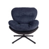 360° Swivel Office Chair, No Wheels