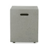 Modern Tank Holder Side Table With Smooth Concrete Surface