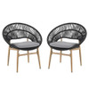 Cyril - Outdoor Papasan Style Dining Chair (Set of 2)