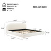 Upholstered Simple Modern Bedroom Bed With Curved Headboard