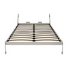 Queen Size Vertical Murphy Wall Cabinet Folding Bed With Automatic Legs - Gray