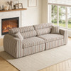3 Seater, Couch With Throw Pillows For Living Room