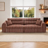 3 Seater, Couch With Throw Pillows For Living Room