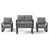 Modern Outdoor Sofa Set With Coffee Table