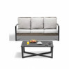 2 Piece Patio Set With Cushions & Coffee Table