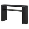 Console Table With Fluted Legs, Open Shelf