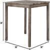 Transitional Counter Dining Set With 4 Tufted Stools
