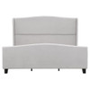 Platform Bed Frame With Tall Headboard And High Footboard