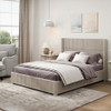 Platform Bed Frame With Headboard, Floor Standing Design