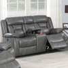 Living Room Set With Pillow Armrest And Tufted Backrest