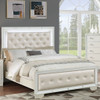 3 Piece Bedroom Set, Bed With LED Lights And 2 Nightstands