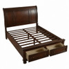3 Piece Bedroom Set, Bed With 2 Nightstands