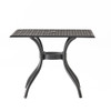 Arch Mesh Dining Table With Lightweight Frame - Black