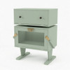 Robot LED Nightstand With 360° Rotating Drawer