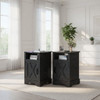 Farmhouse Nightstand, Charging Station & Storage