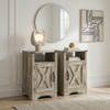 Farmhouse Nightstand, Charging Station & Storage
