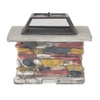 Outdoor Wood Bruning Magnesium Oxide Fire Pit With Lid